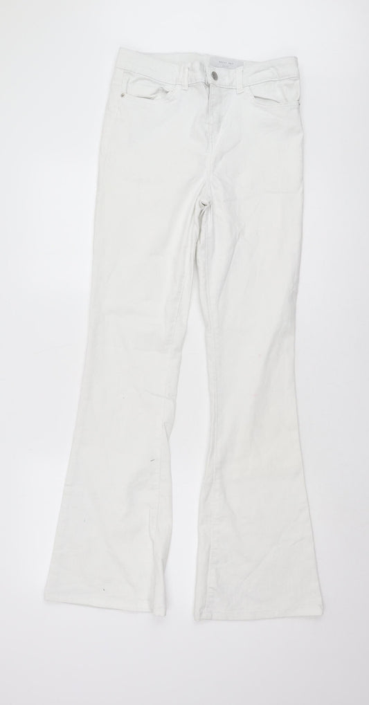 Noisy May Women's White Flared Jeans Size 30