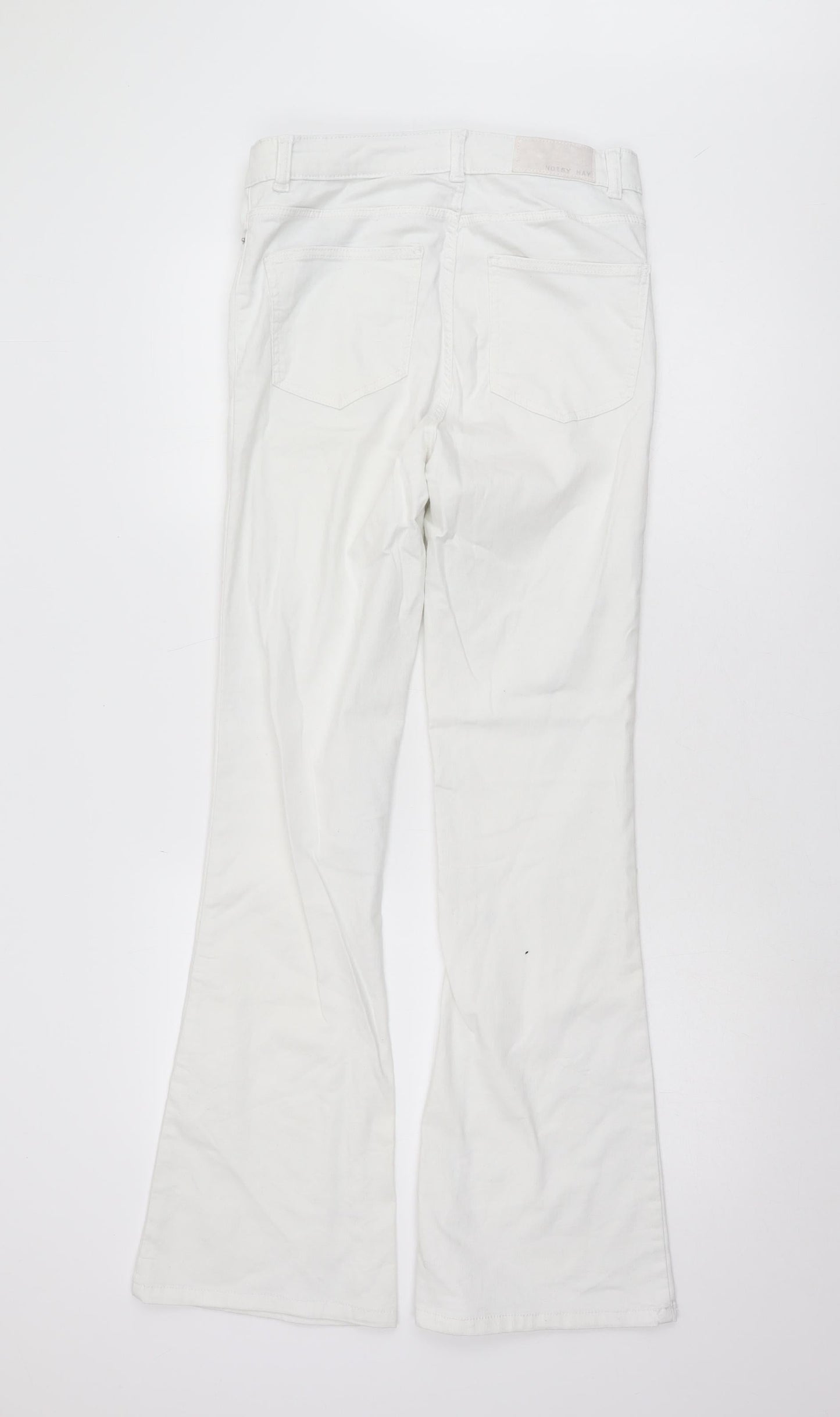 Noisy May Women's White Flared Jeans Size 30