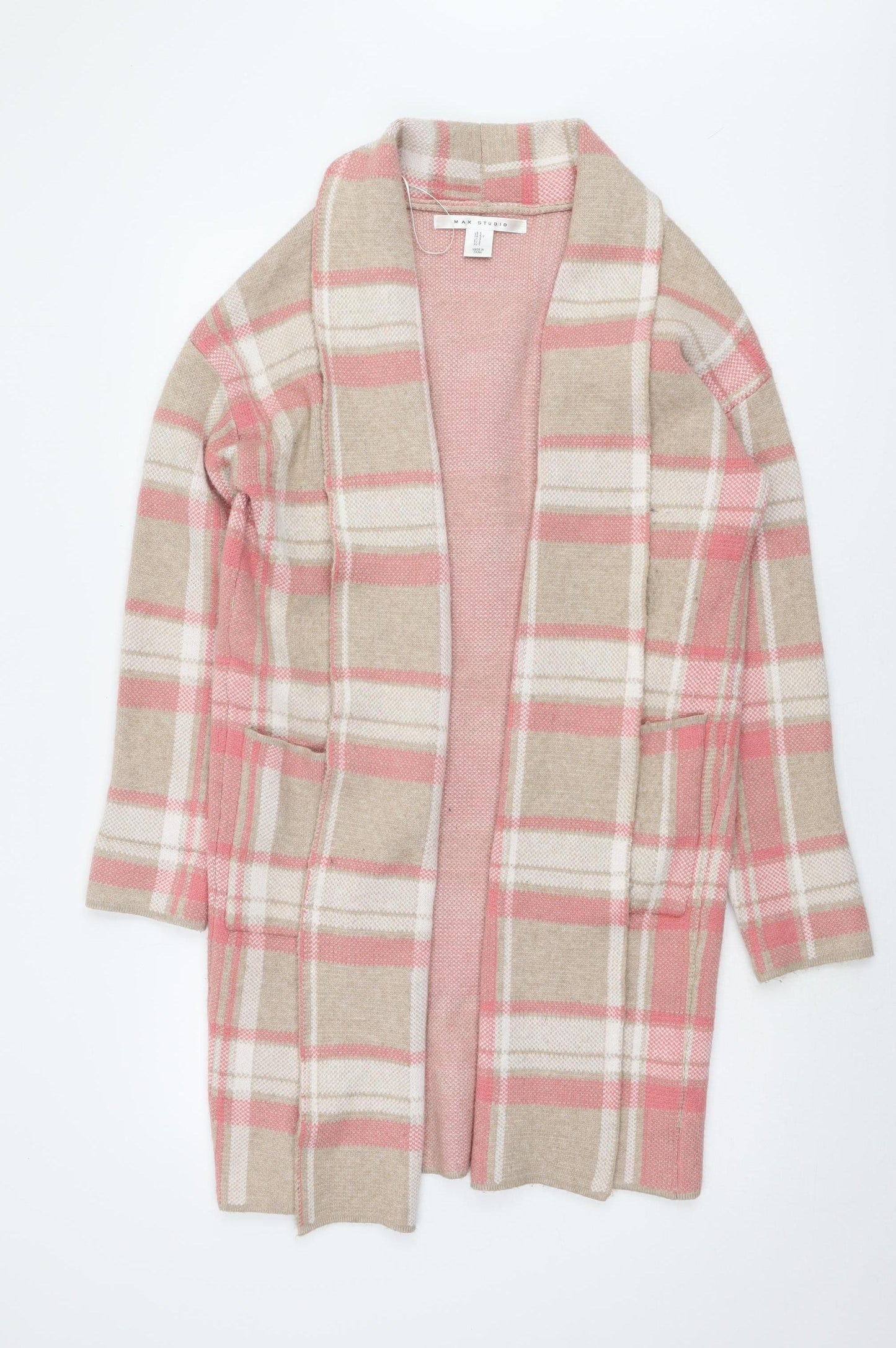 Womens UK Size S Max Studio Pink Cardigan Jumper