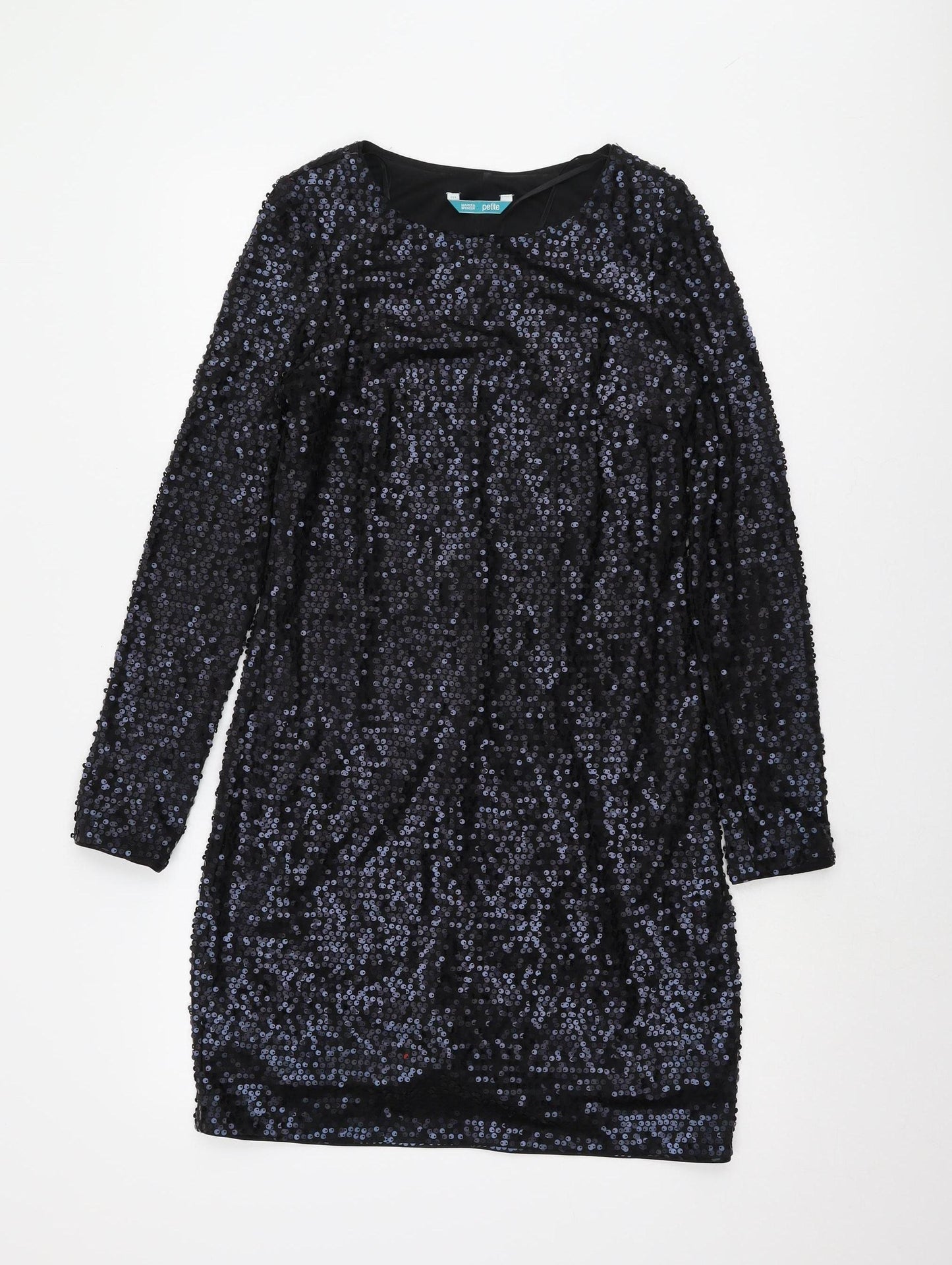Marks and Spencer Women's Black Sequin Dress, UK 8