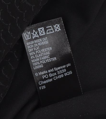 Marks and Spencer Women's Black Sequin Dress, UK 8