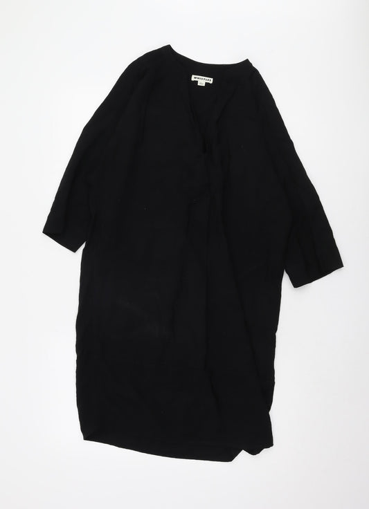 Whistles Women's Black Dress, Size S, Viscose Blend