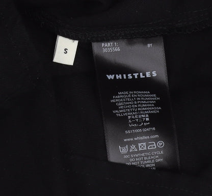 Whistles Women's Black Dress, Size S, Viscose Blend