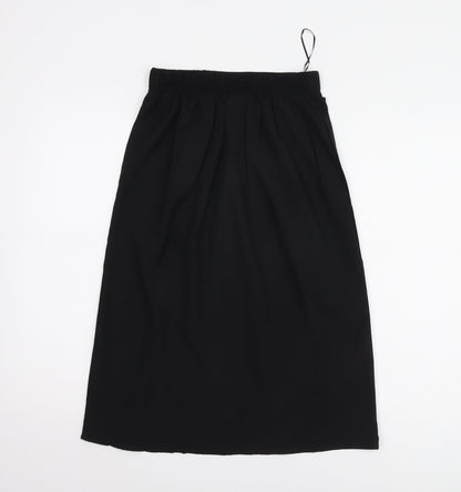 Vila Women's Black Midi Skirt Size 8