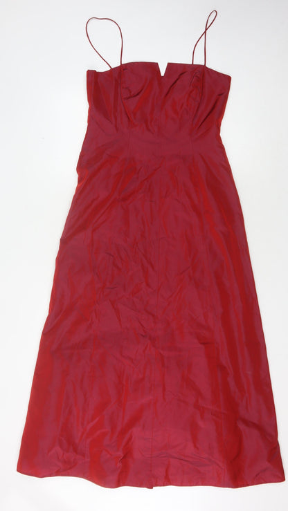 Debenhams Women’s Red Slip Dress Size 10