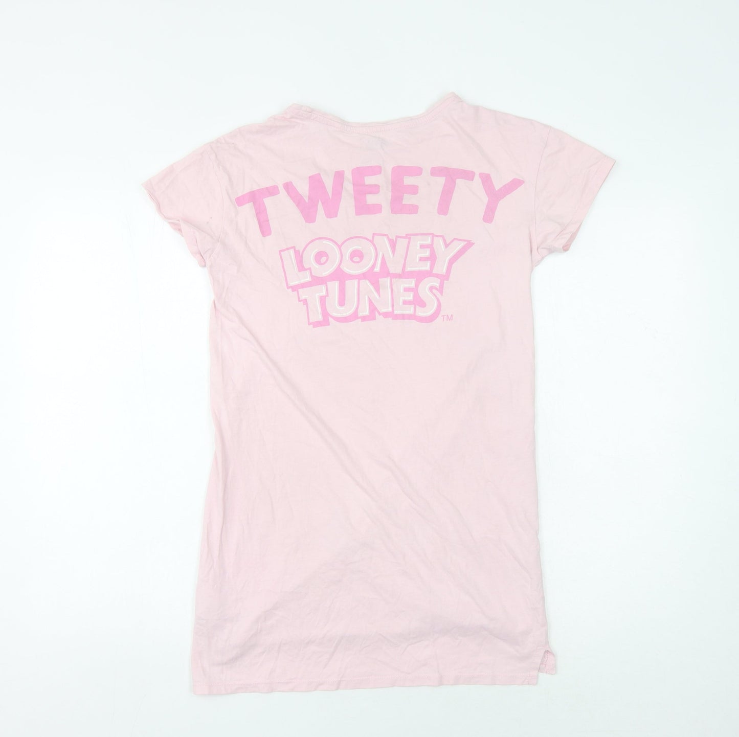 Tweety Looney Tunes Girls Pink Nightshirt Size 12 Graphic