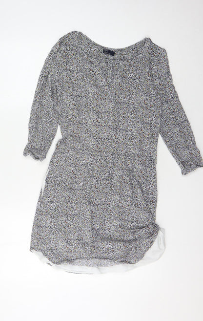 GAP Women's Multicoloured Floral Dress - Size S