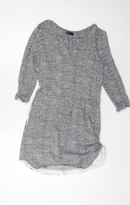 GAP Women's Multicoloured Floral Dress - Size S