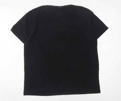 Vans Men's Black Medium T-Shirt with Logo Graphic