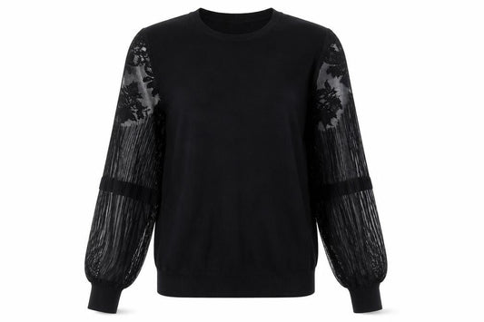 Womens UK Size M Klass Black Pullover Jumper