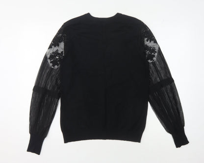 Womens UK Size M Klass Black Pullover Jumper