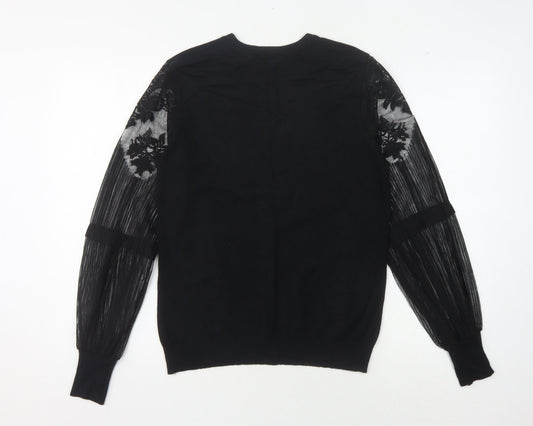 Womens UK Size M Klass Black Pullover Jumper