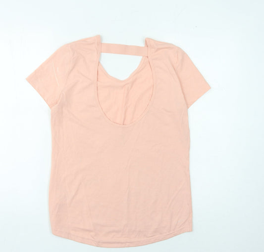 Adidas Women's Pink M Basic T-Shirt Climalite