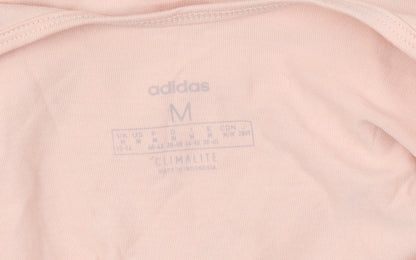 Adidas Women's Pink M Basic T-Shirt Climalite