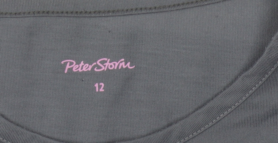 Peter Storm Women's Grey T-Shirt Size 12