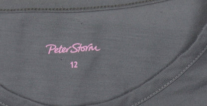 Peter Storm Women's Grey T-Shirt Size 12