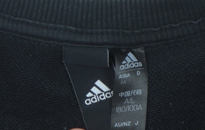 Adidas Men's Black XL Pullover Sweatshirt