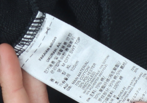 Adidas Men's Black XL Pullover Sweatshirt