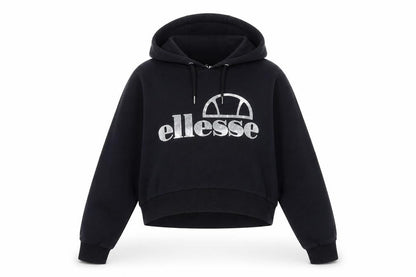 Womens UK Size 8 ellesse Black Pullover Hoodie