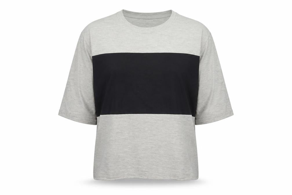 Womens UK Size XL Jacqueline de Yong Grey Basic T-Shirt