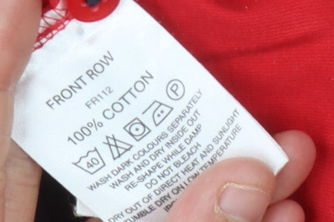 Beaumaris Men's Red Long Sleeve Polo 2XL Cotton