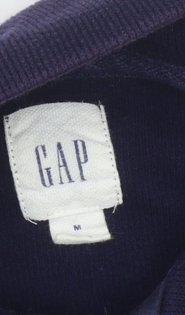 GAP Men's Blue Collared Jumper Size M