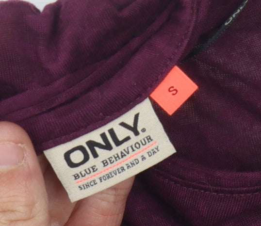 Womens UK Size S Only Purple Basic Tank