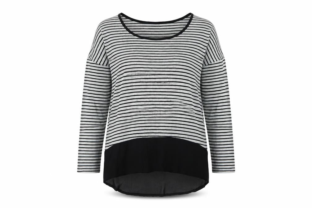 Womens UK Size 12 Izabel London Multicoloured Basic T-Shirt