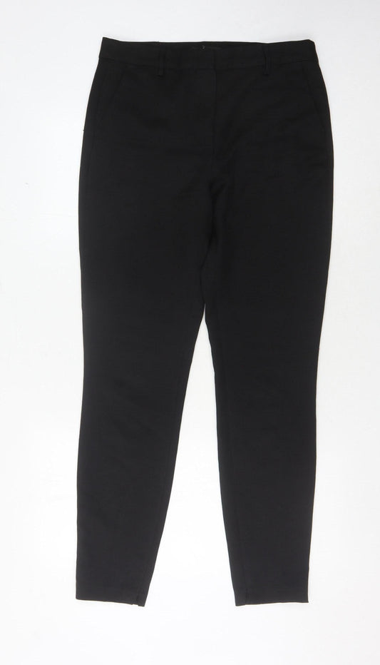 Womens UK Size 10XL NEXT Relaxed Fit Business Casual Black Trousers