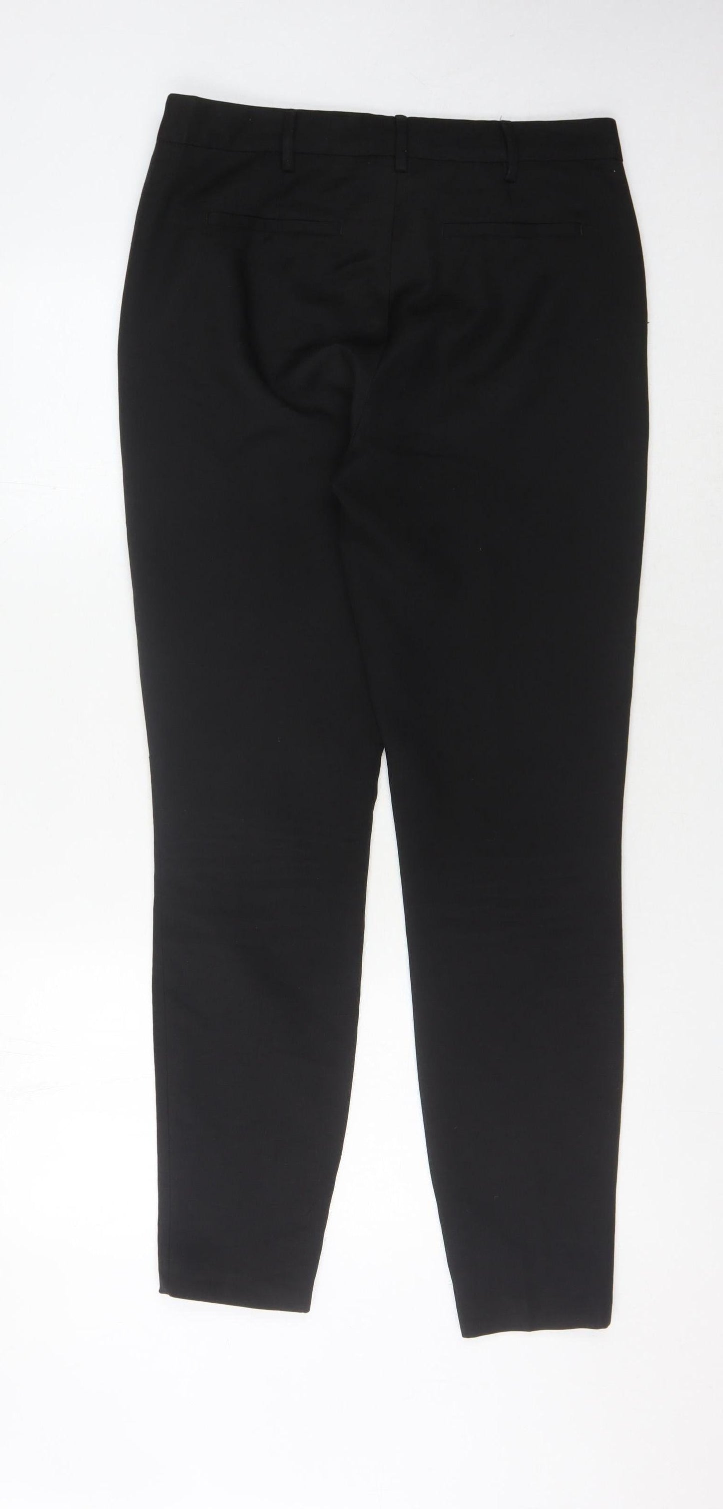 Womens UK Size 10XL NEXT Relaxed Fit Business Casual Black Trousers