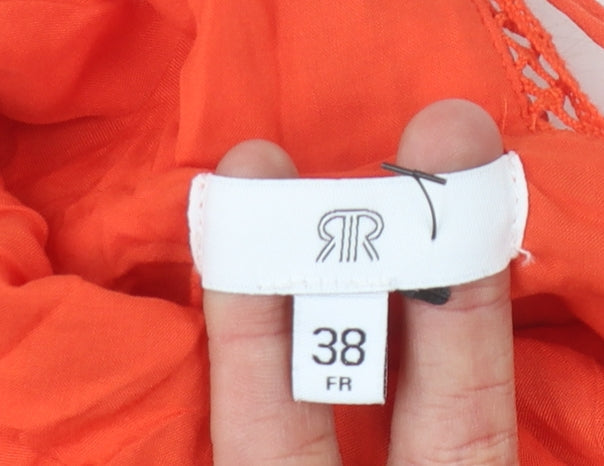 La Redoute Women's Orange Dress Size 10 UK Polyester