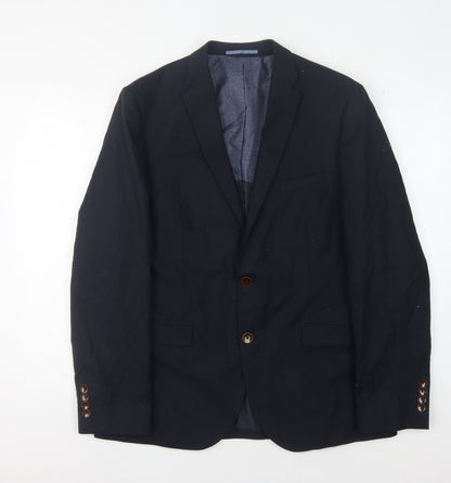 Mens UK Size 42 Marks and Spencer Regular Blue Suit Jacket