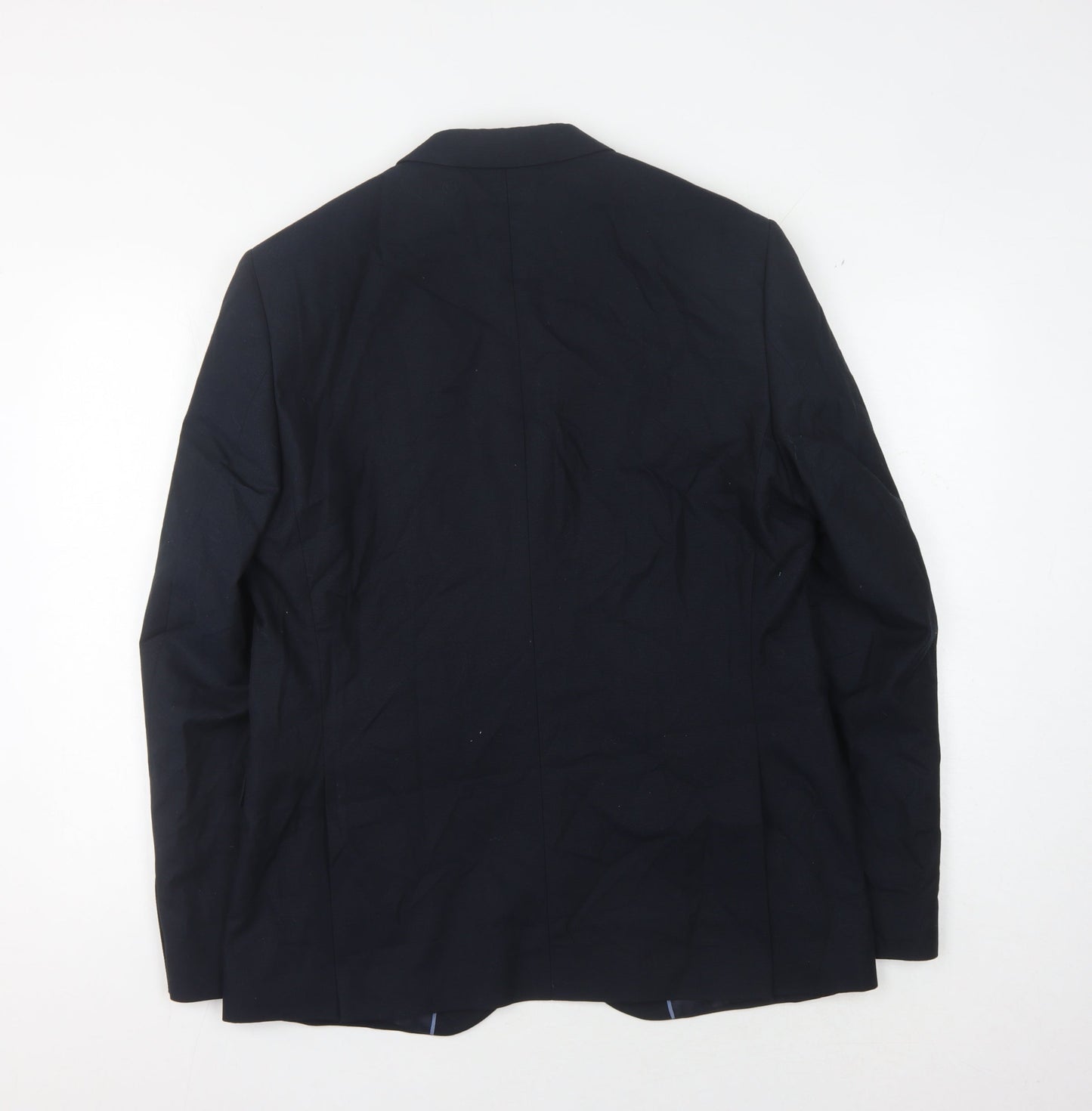 Mens UK Size 42 Marks and Spencer Regular Blue Suit Jacket