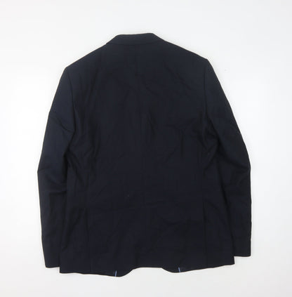 Mens UK Size 42 Marks and Spencer Regular Blue Suit Jacket