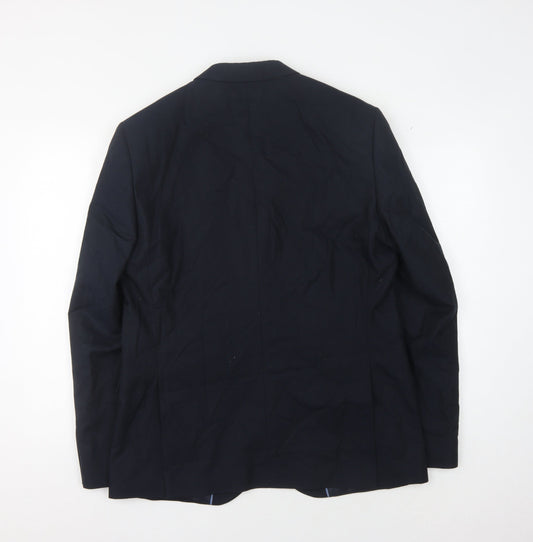 Mens UK Size 42 Marks and Spencer Regular Blue Suit Jacket