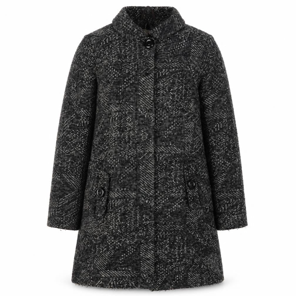 Womens UK Size 14 Gharani Strok Black Basic Coat