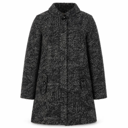 Womens UK Size 14 Gharani Strok Black Basic Coat
