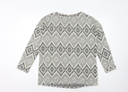 Womens UK Size 14 Debenhams Grey Pullover Jumper