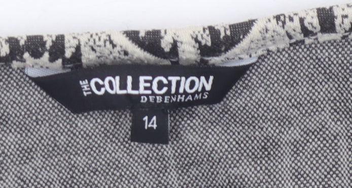 Womens UK Size 14 Debenhams Grey Pullover Jumper