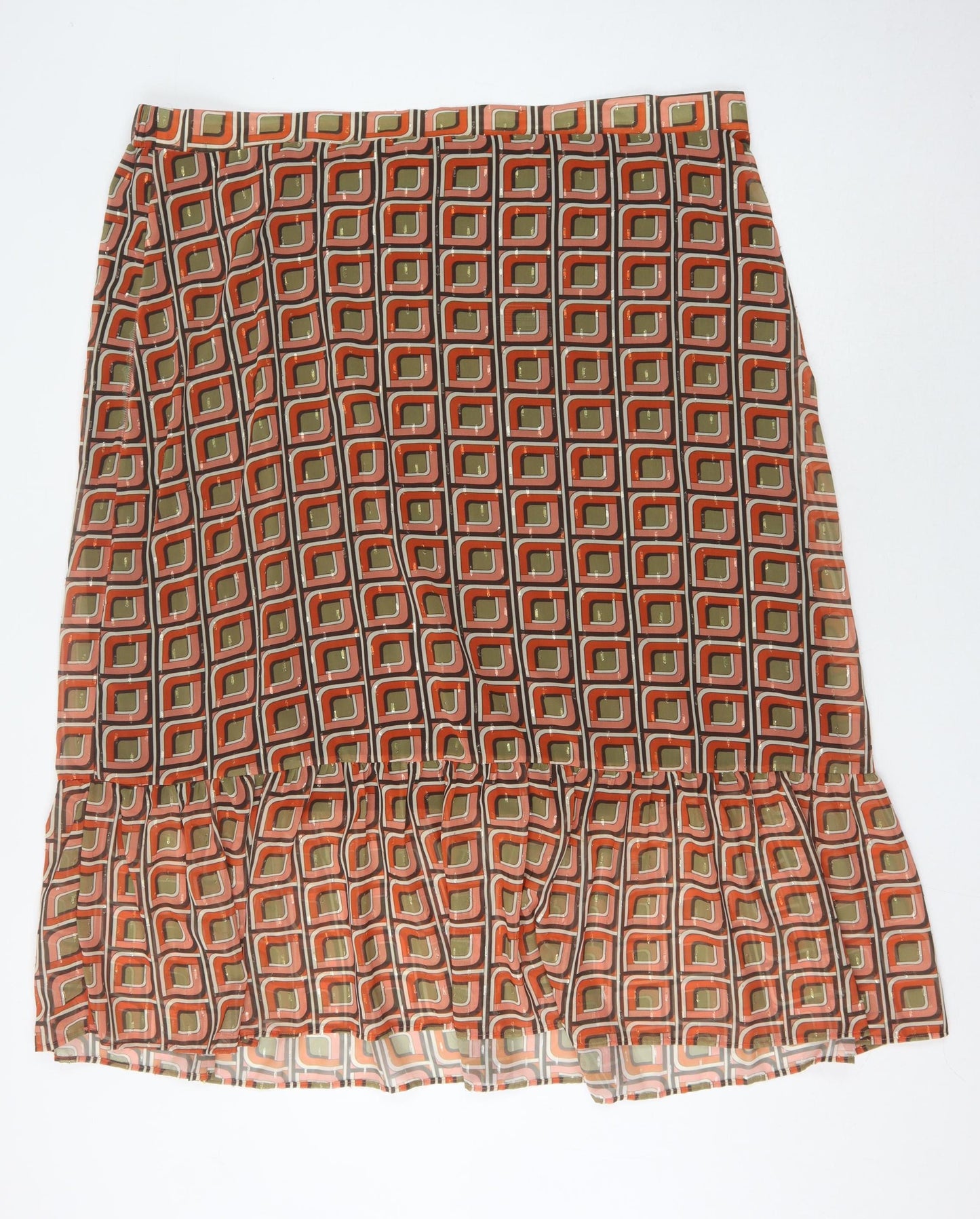 Next Women's Geometric Skirt, Size 26, Plus