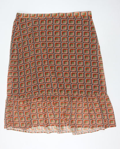 Next Women's Geometric Skirt, Size 26, Plus
