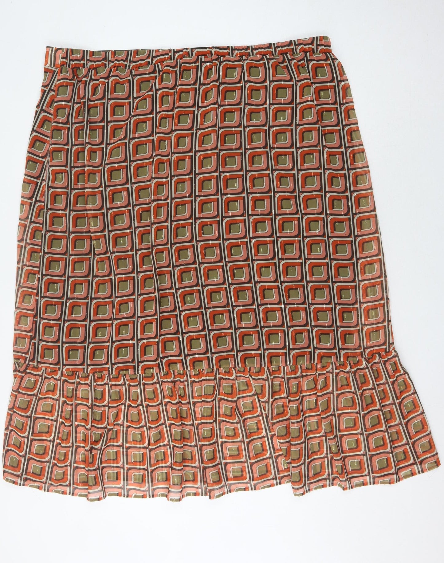 Next Women's Geometric Skirt, Size 26, Plus