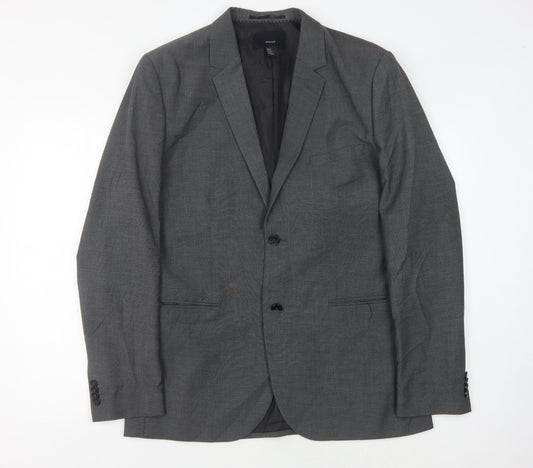 Mens UK Size 44 H&M Regular Grey Suit Jacket