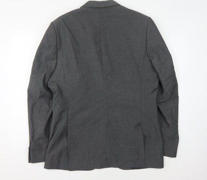 Mens UK Size 44 H&M Regular Grey Suit Jacket