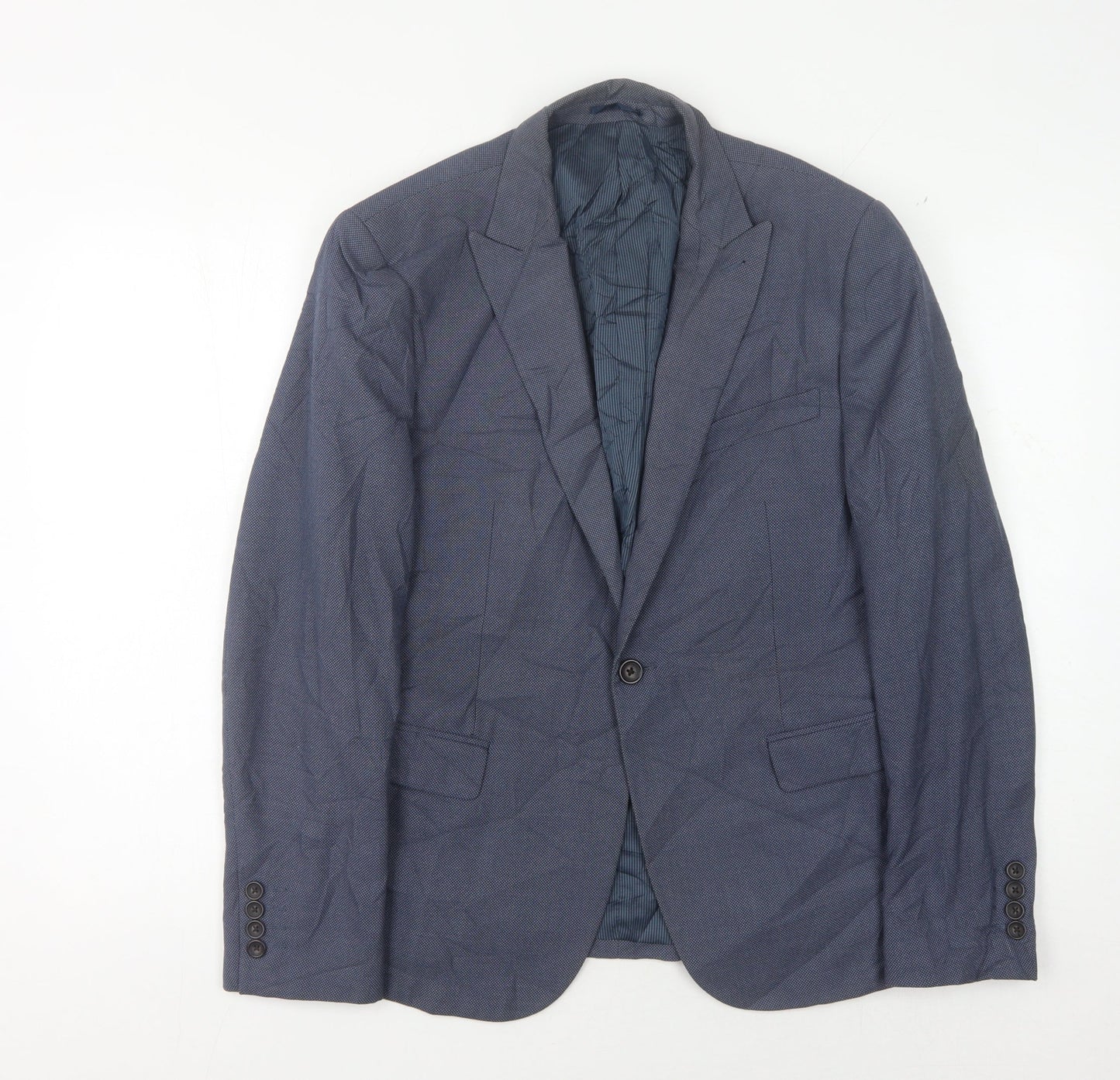 Mens UK Size 40 NEXT Regular Blue Suit Jacket