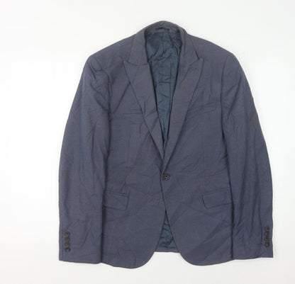 Mens UK Size 40 NEXT Regular Blue Suit Jacket