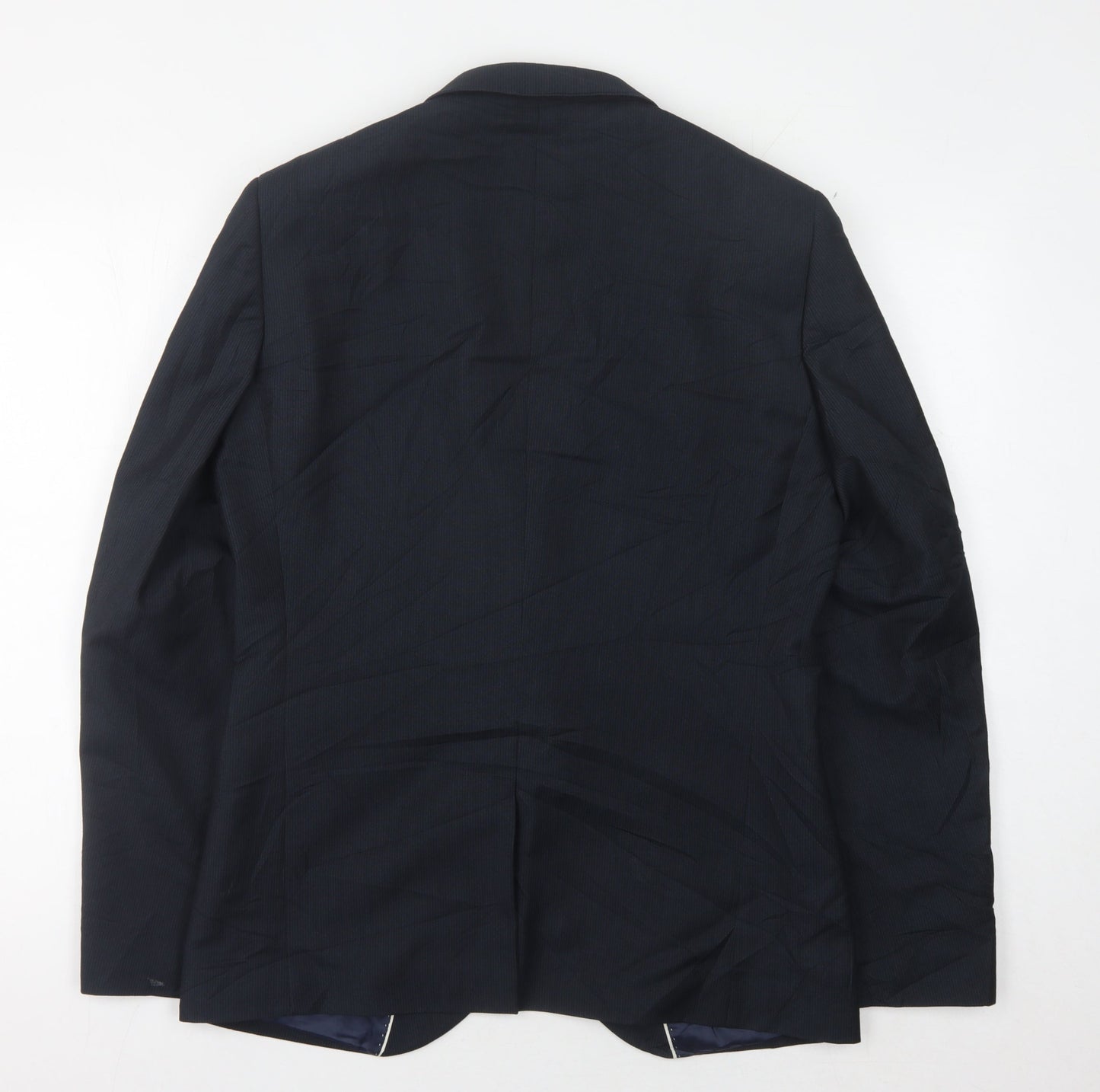 Next Men's Navy Blazer 40R Regular Single-Breasted Formal