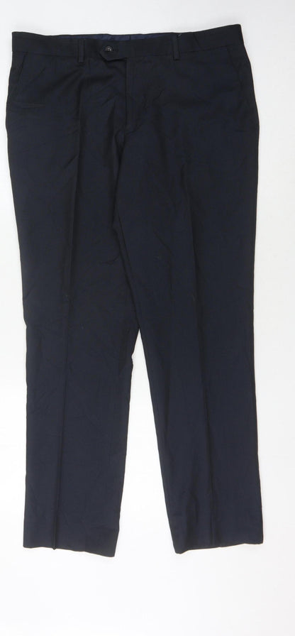 Next Men's Black Dress Pants Size 36 Formal Trousers