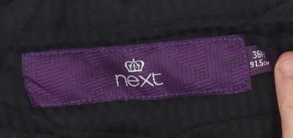 Next Men's Black Dress Pants Size 36 Formal Trousers