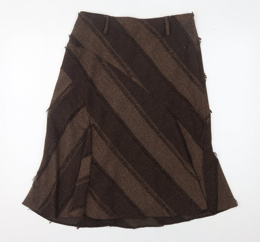 Principles Women's Brown A-Line Skirt Size 14